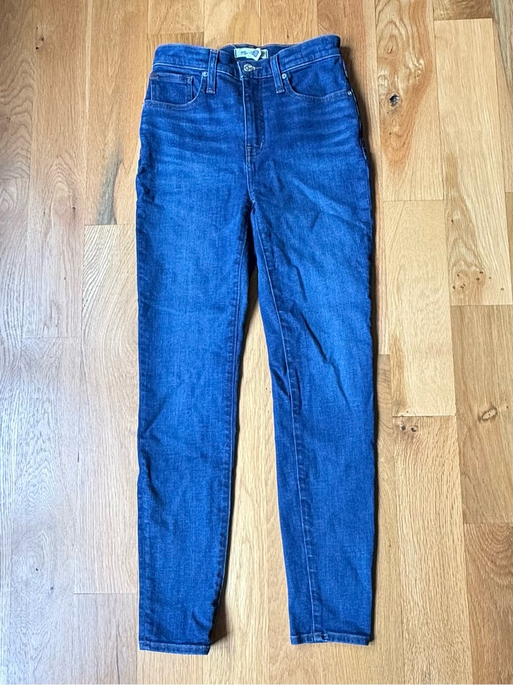 Madewell 10 inch High Rise Dark Indigo Skinny Jeans Size 26